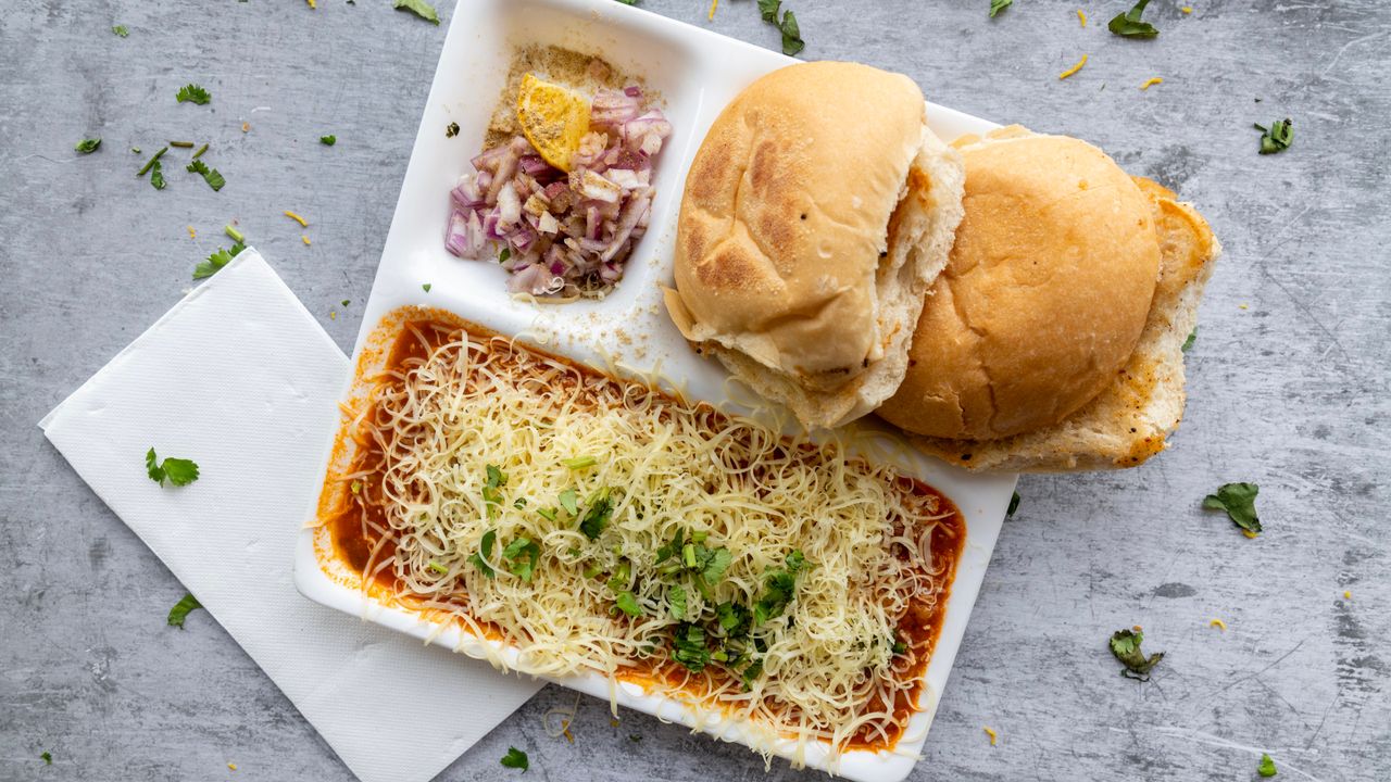 Cheese Pav Bhaji