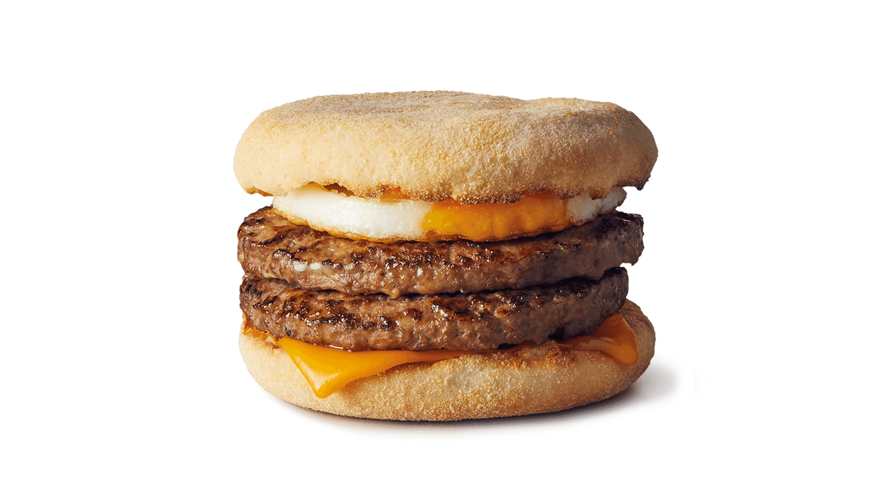 Double Sausage & Egg McMuffin