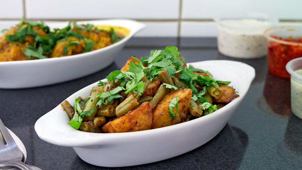 Eggplant And Potatoes