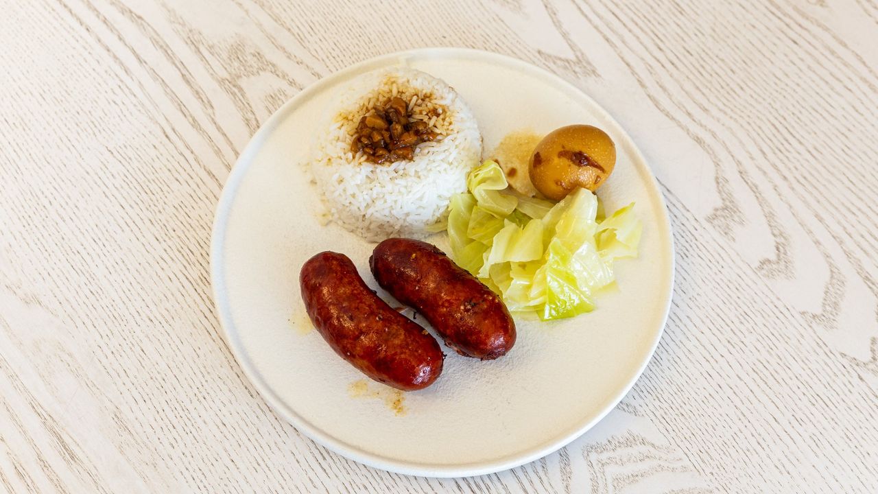 Taiwanese Sausage with Rice