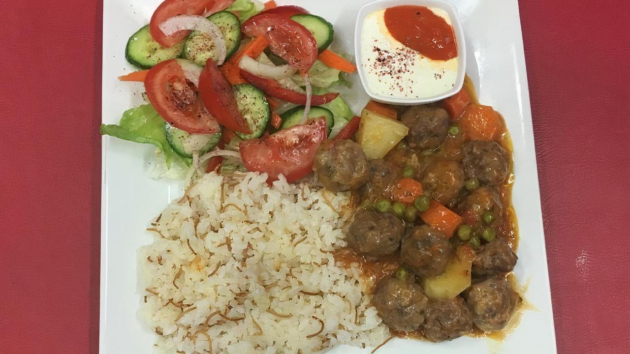 Turkish Meatloaf Meal Plate