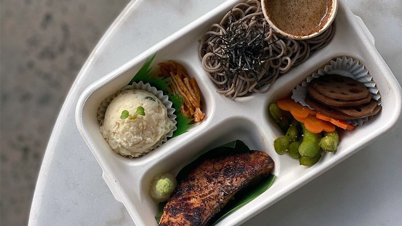 miso glazed salmon ichi-ben