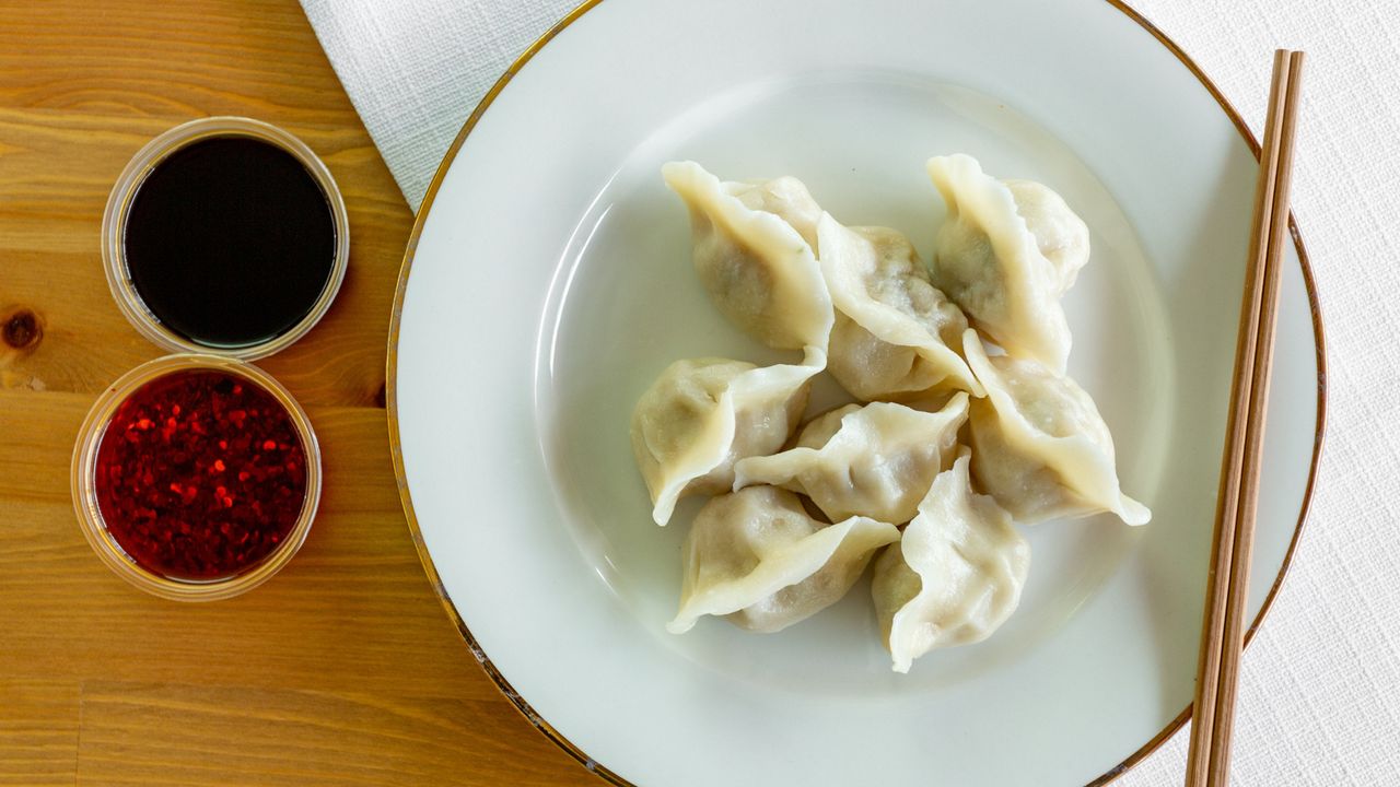 Steamed Vegetarian Dumplings