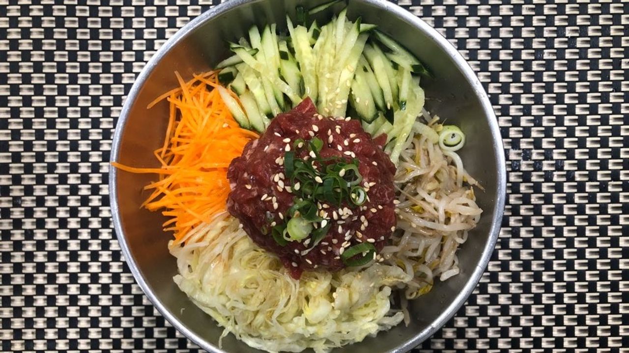 Raw Beef Bibimbap