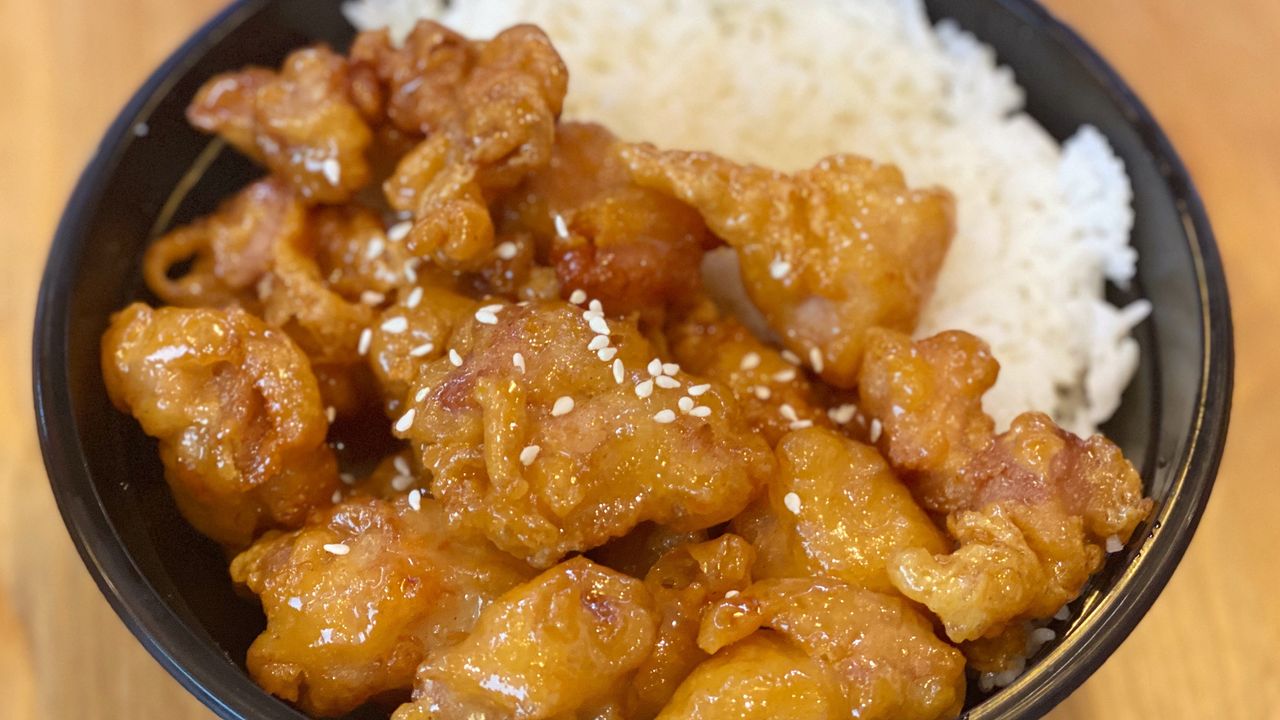 Honey Chicken with Rice