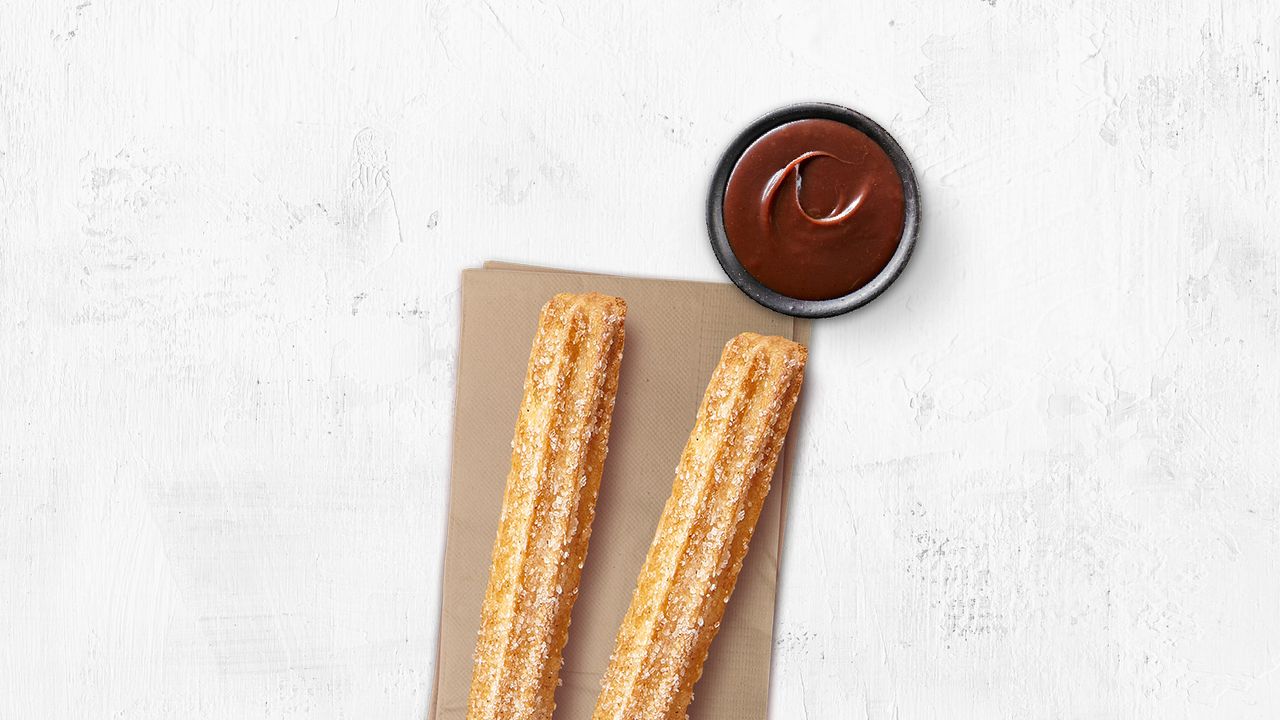 2x Churros (V) + Chocolate (GF, V)