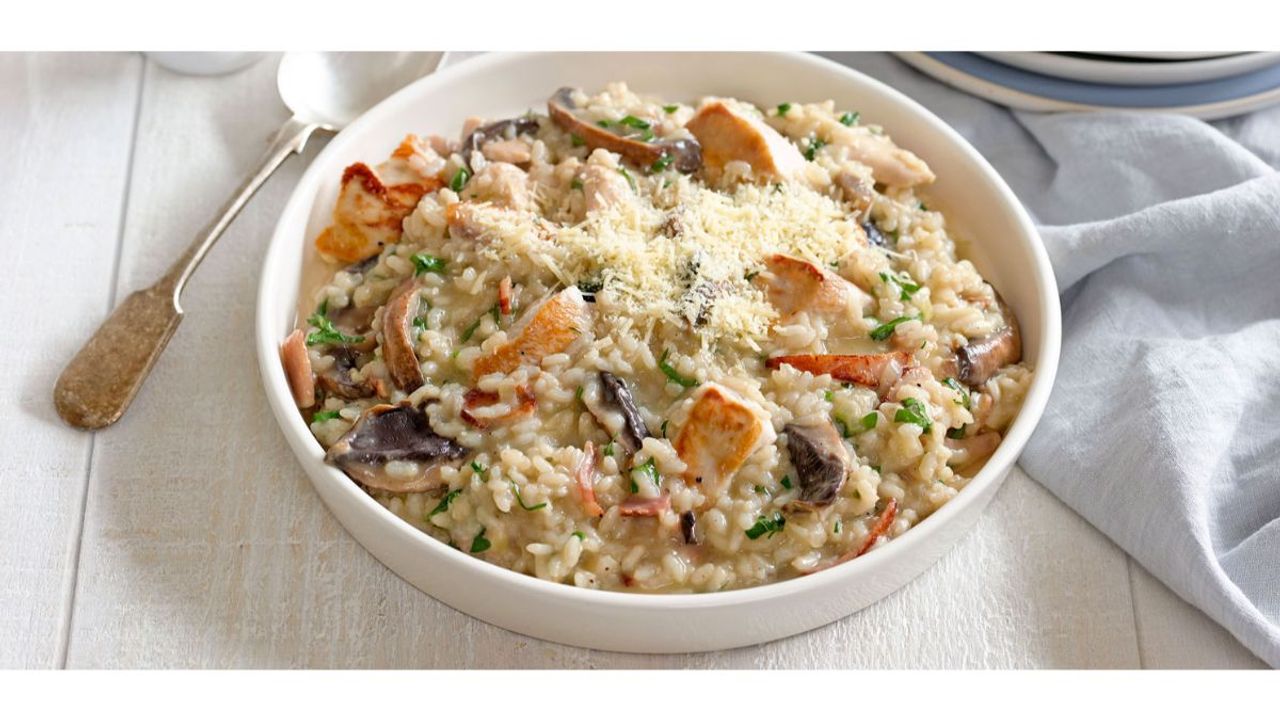 Chicken and Mushroom Risotto