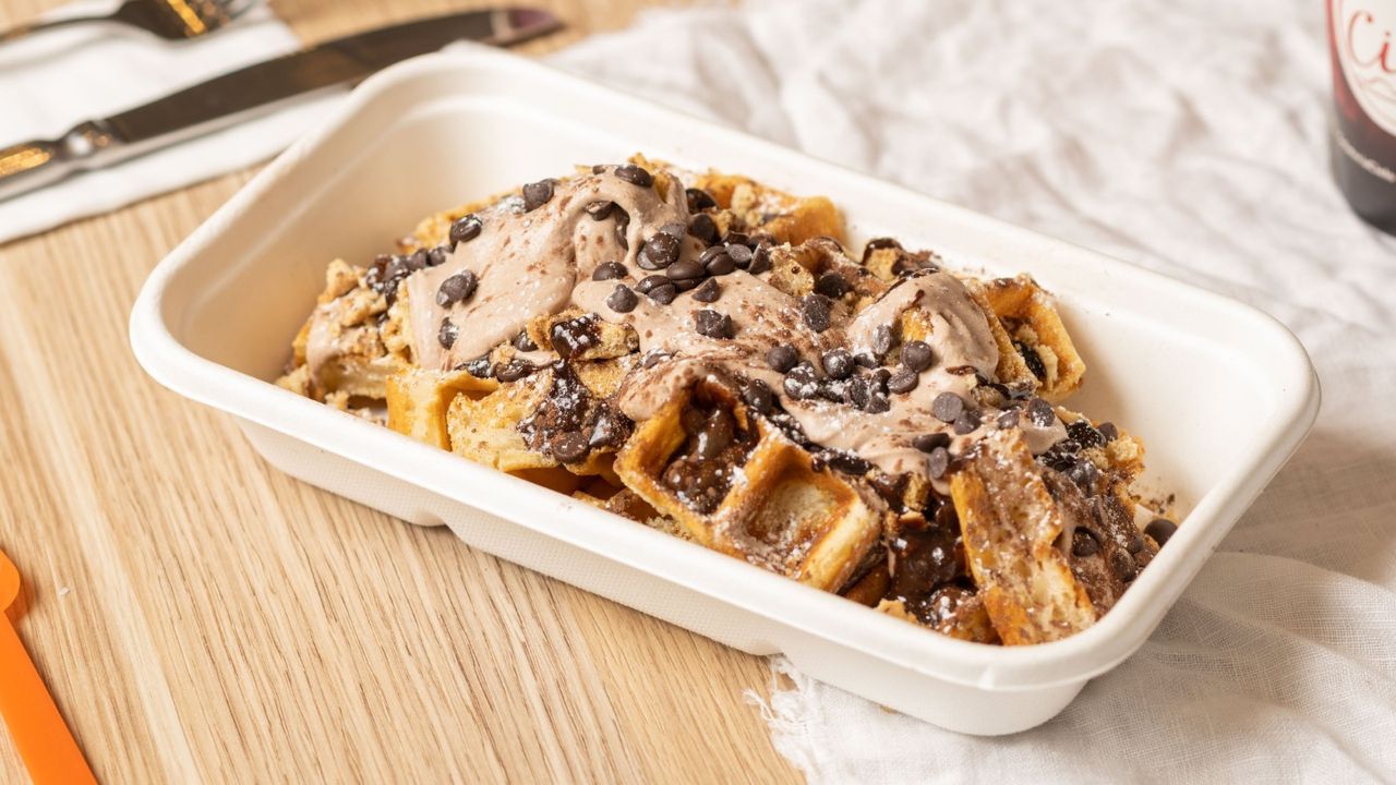 Tiramisu Waffle Bites