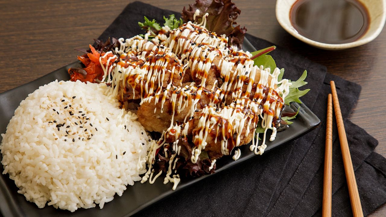 Chicken Karaage with Rice