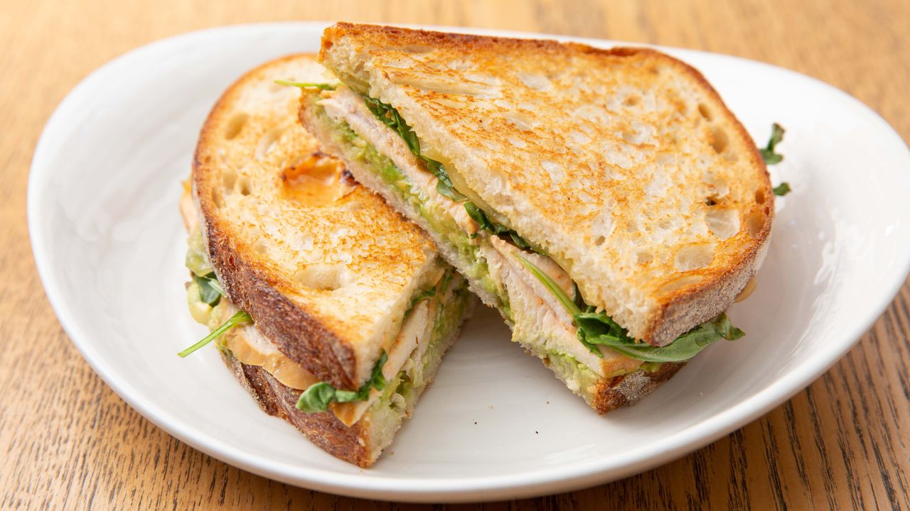 Avo & Tea Smoked Chicken Sando