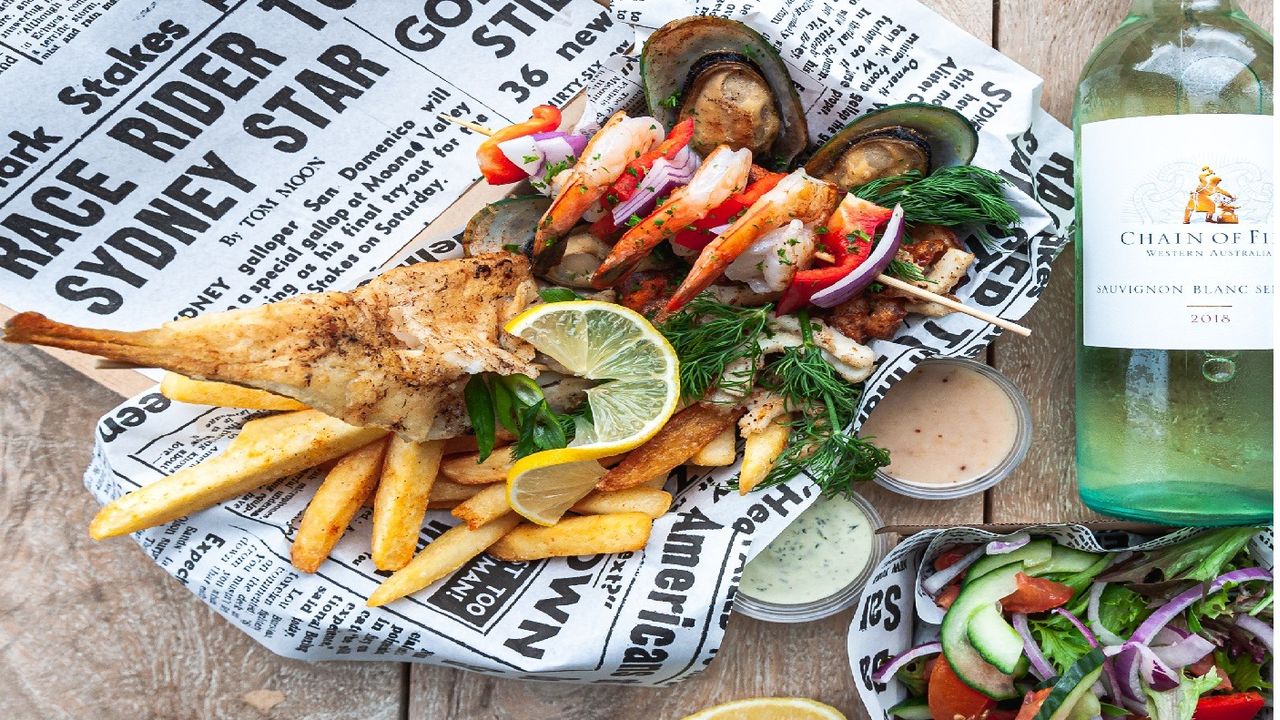 Grilled Seafood Platter