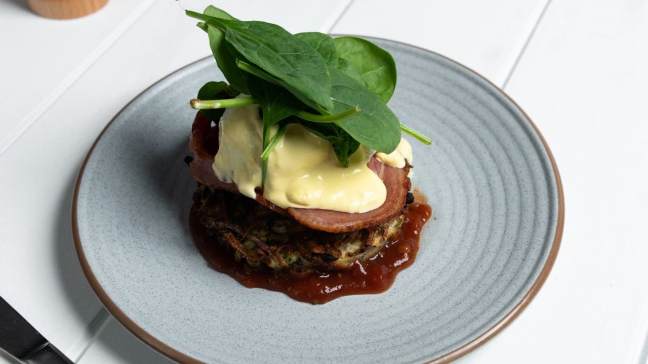 Rosti Stack with Bacon