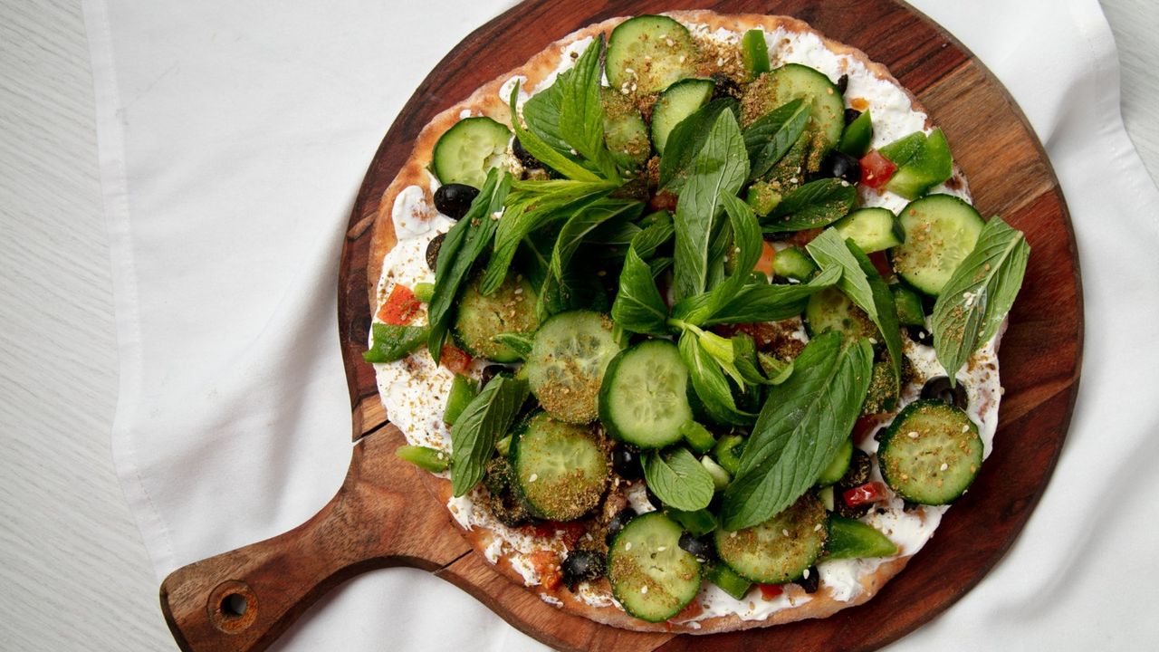 Labneh Pizza