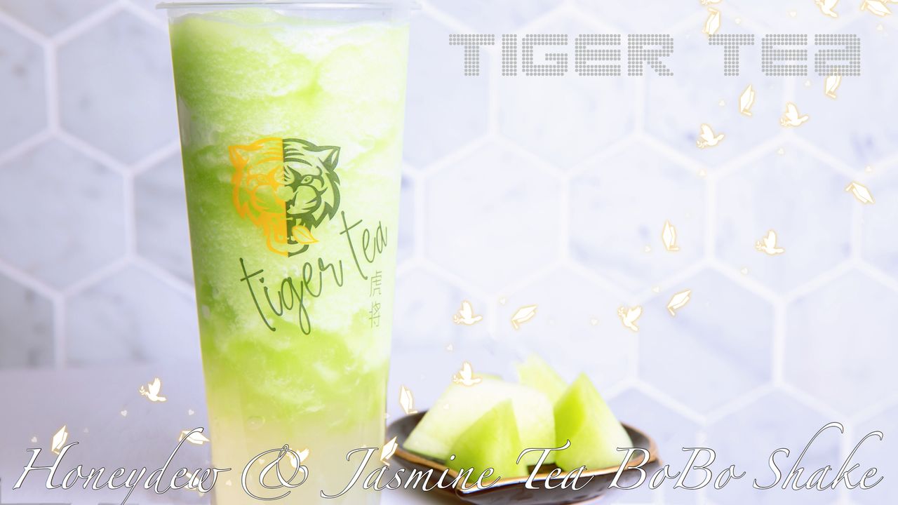 Honeydew & Jasmine Tea BoBo Shake