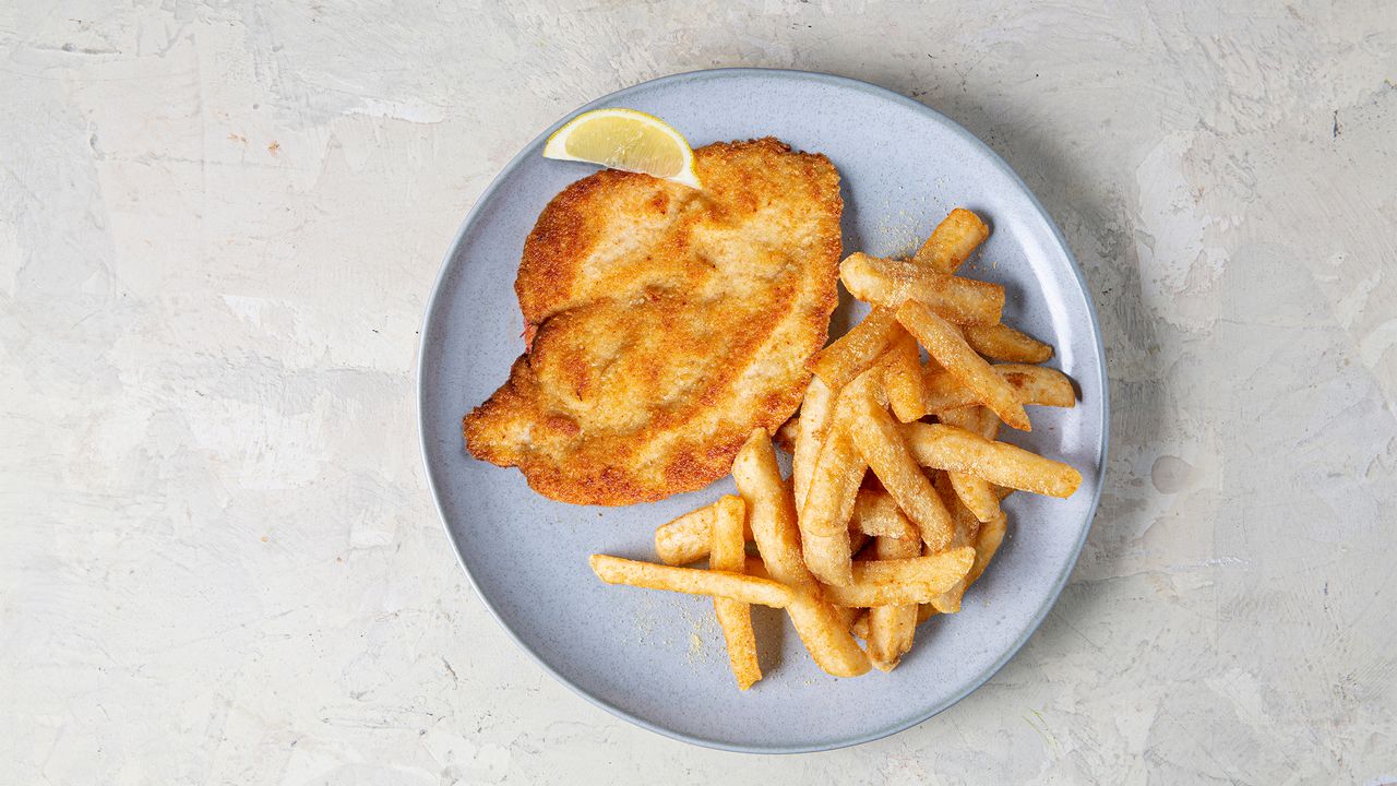 Vegan Schnitzel & Chips