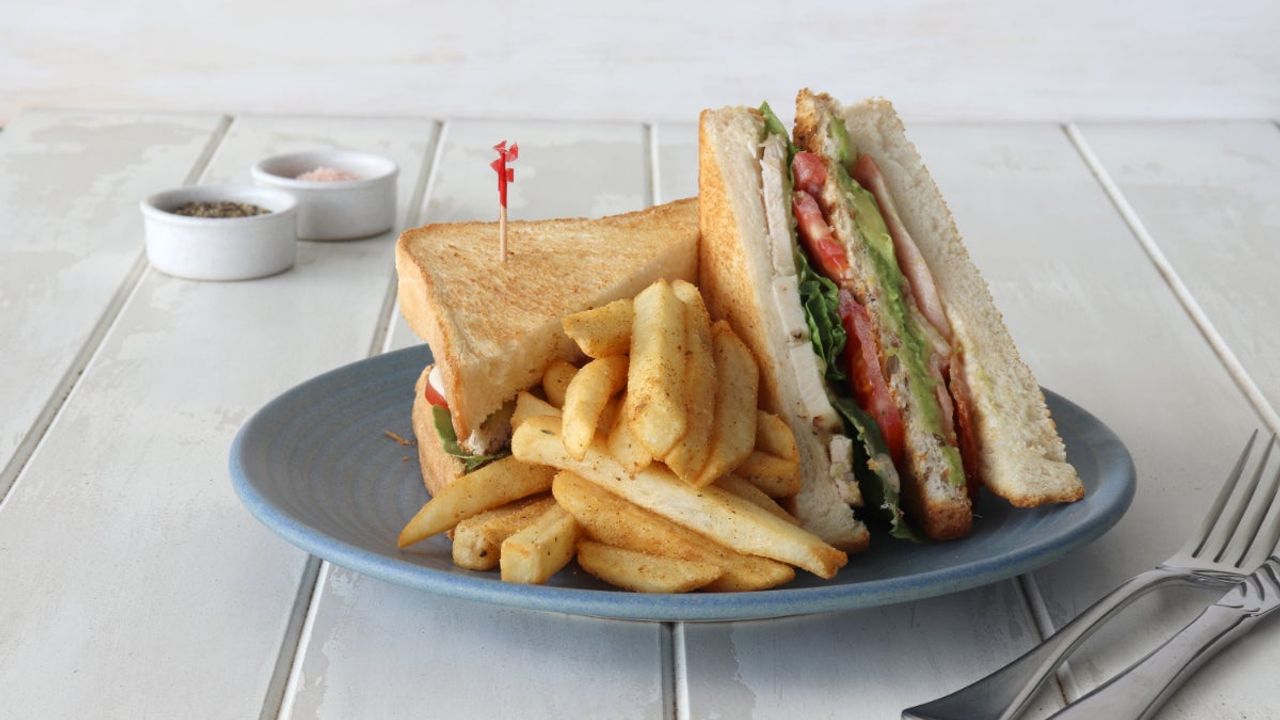 Chicken and Bacon Club Sandwich