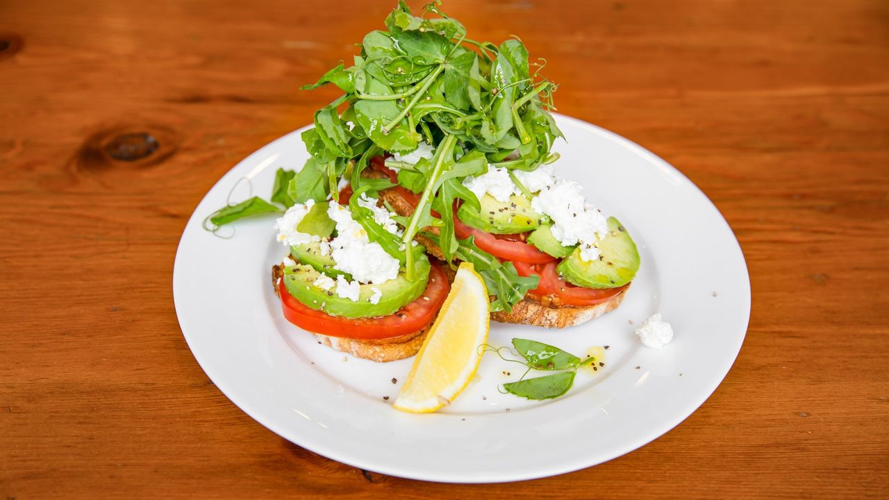 Tomato Rocket and Feta Sourdough