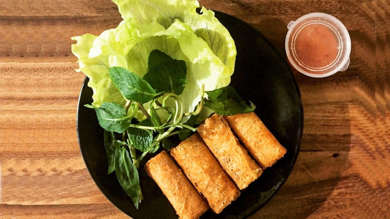 Vegan Spring Rolls Entree Size