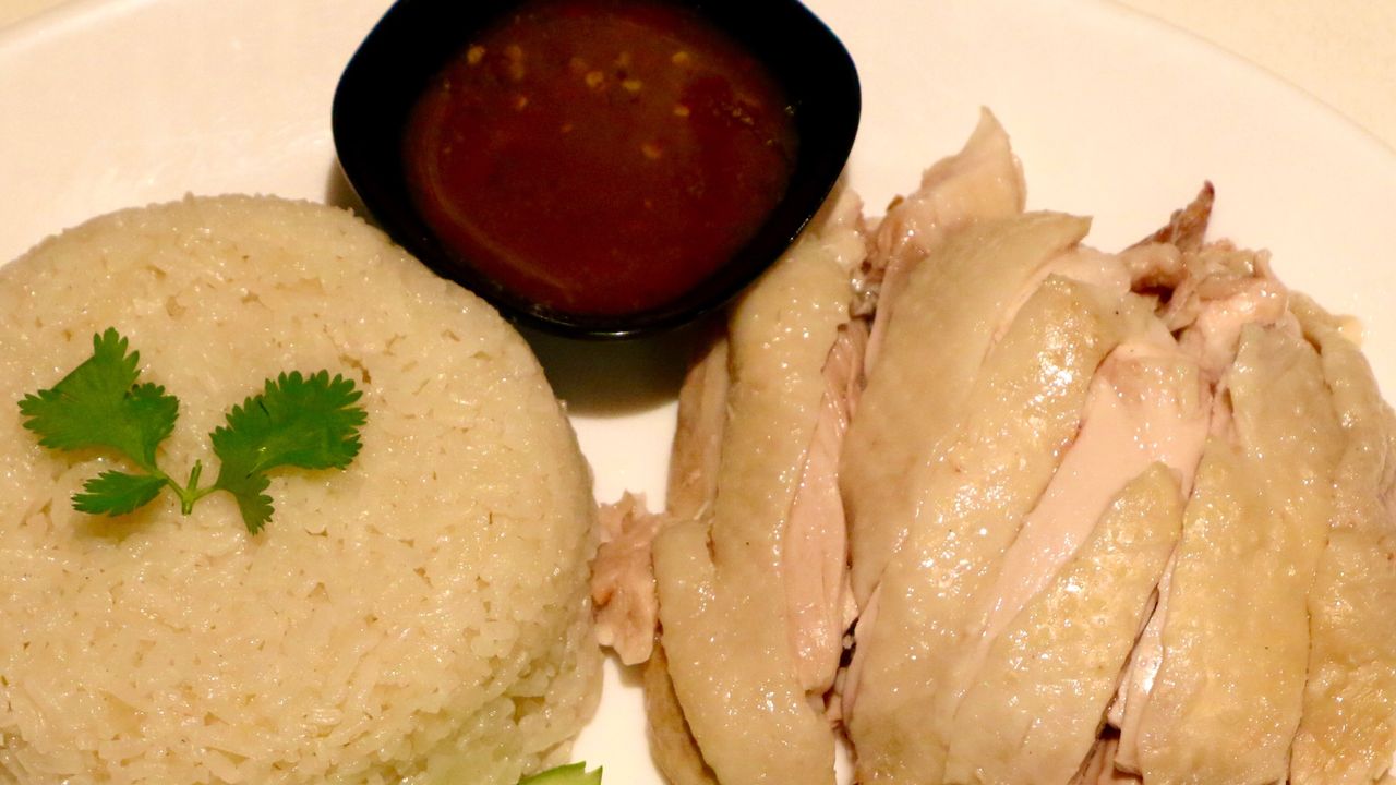 45. Hainanese Chicken Rice