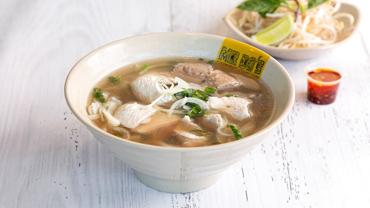 Special Beef Ball and Chicken Noodle Soup