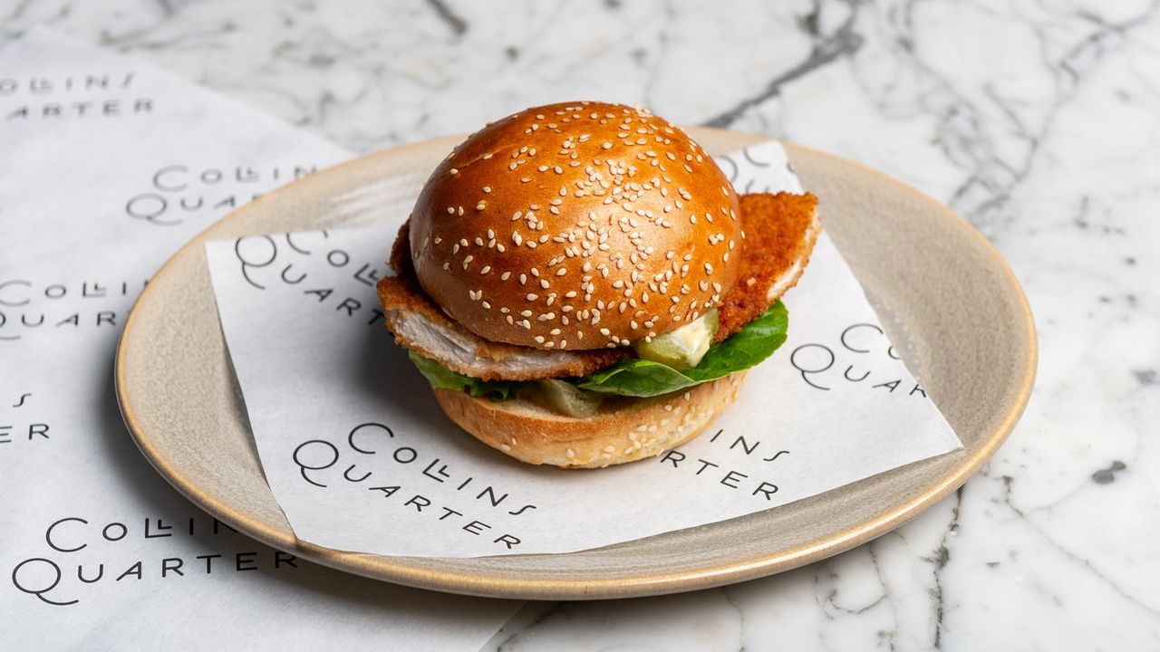 Chicken Schnitzel Burger