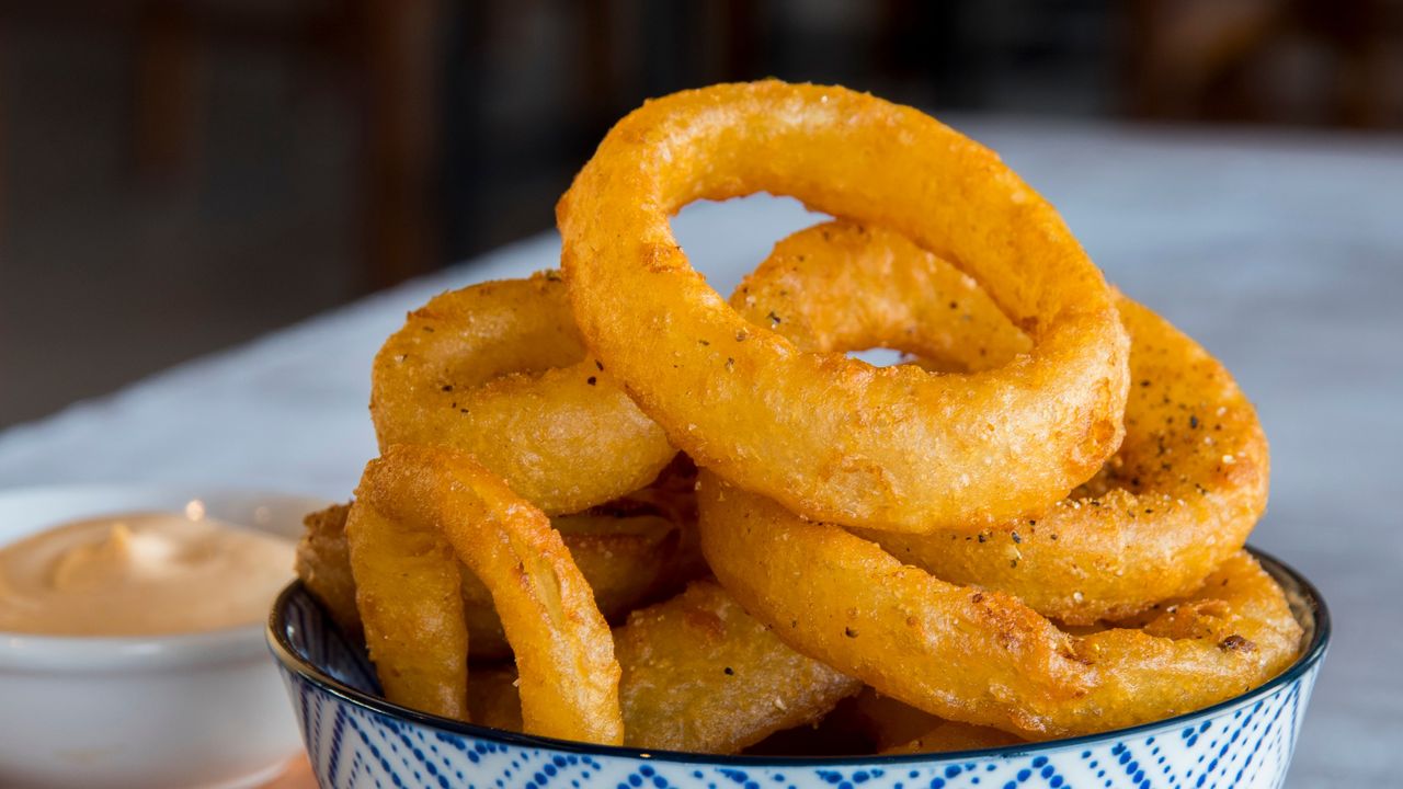 Onion Rings - Gebackene Zwiebelringe