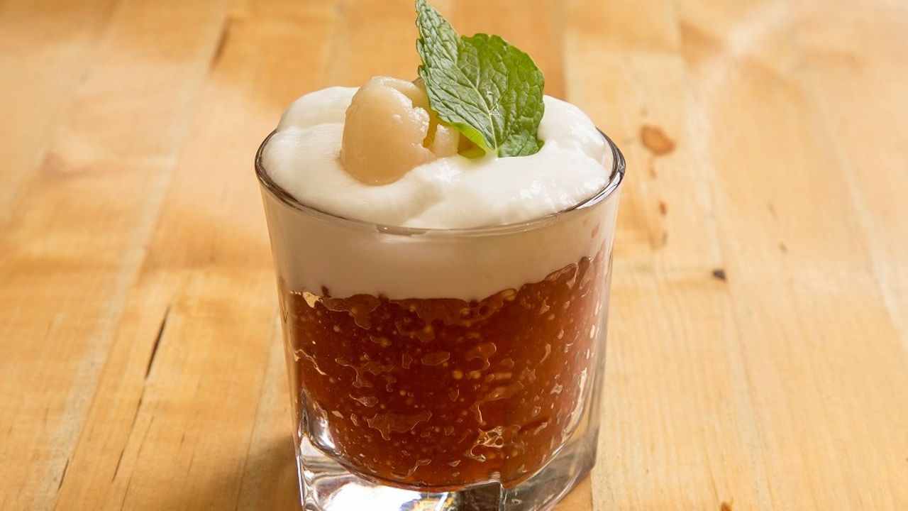 Lychee & Tapioca Pudding