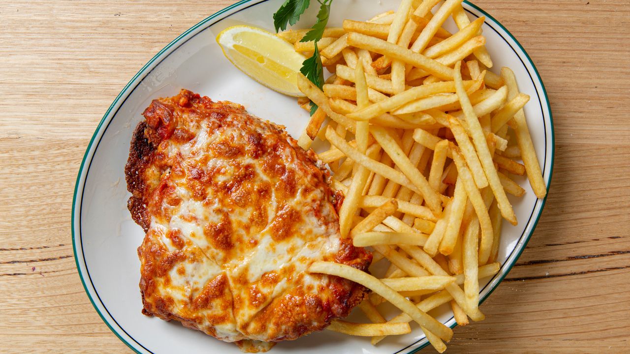 The Grand Parma & chips