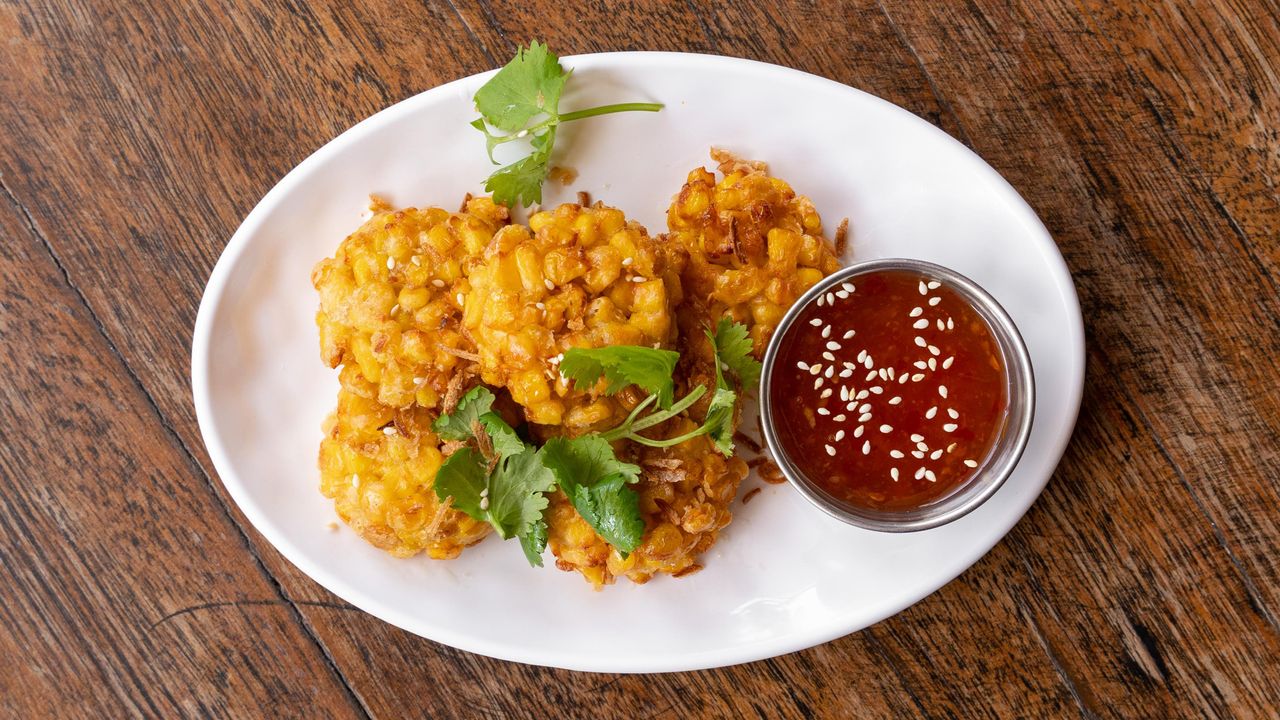 Sweet Corn Fritter (4 Pcs.) (VE) (V)