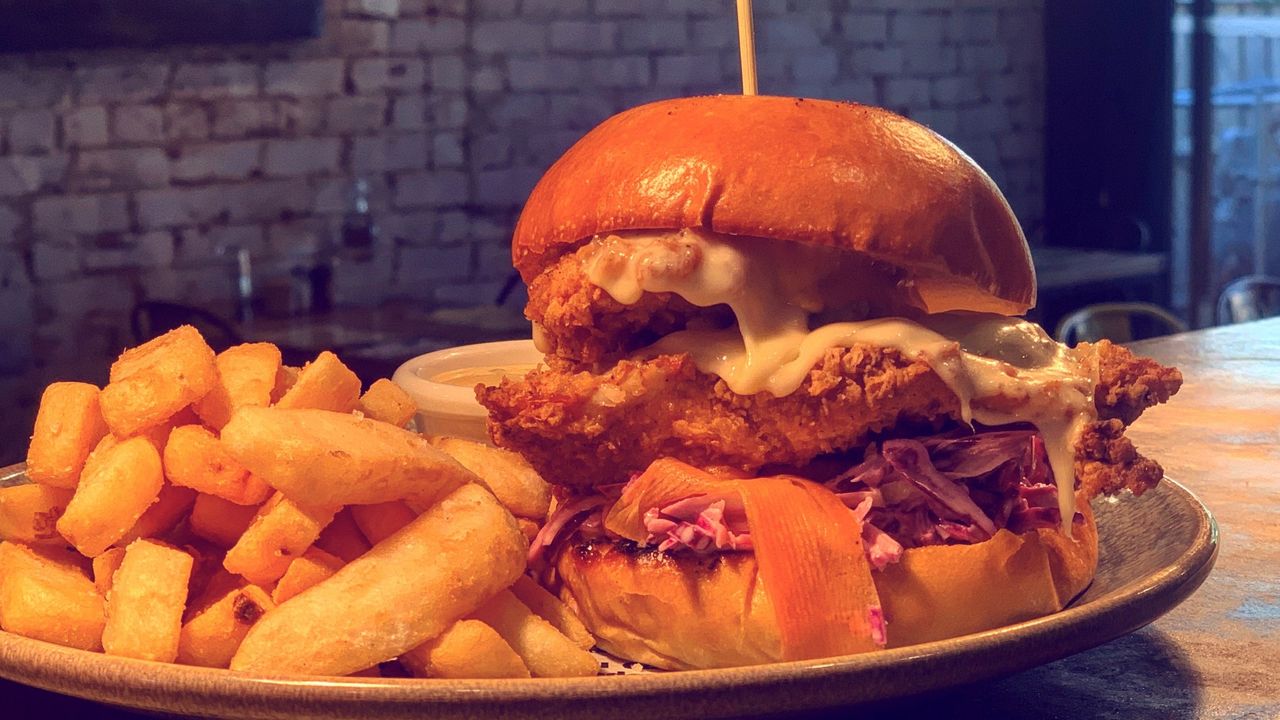 Fried Chicken Burger