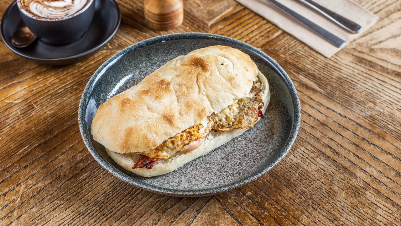 Egg and Bacon Toastie