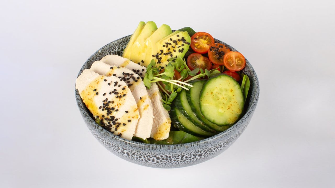Poached Chicken Bowl