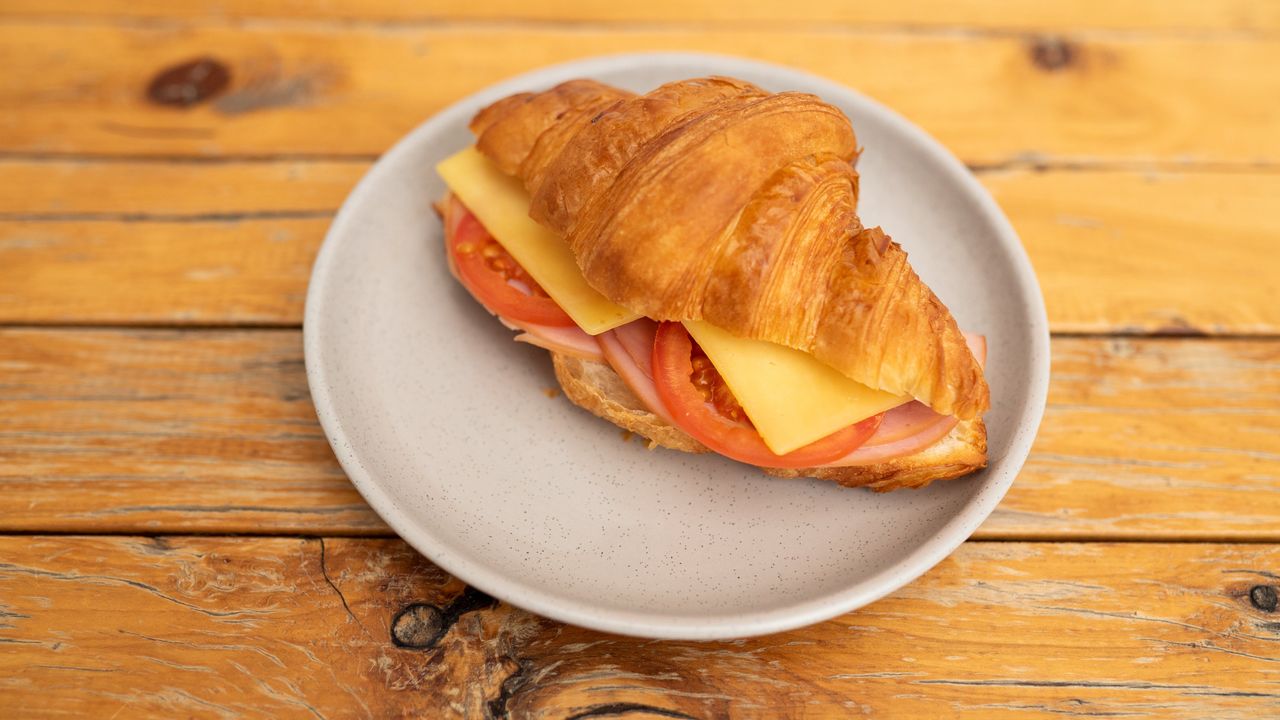 Ham, Cheese and Tomato Croissant