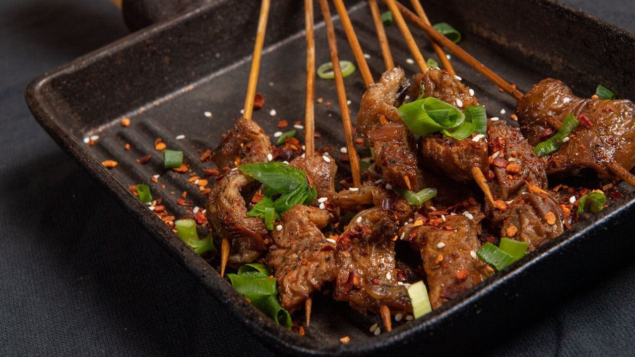 Grilled Pig Intestines / 烤肥肠