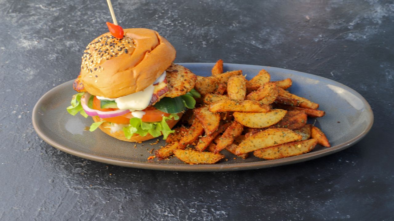 Fez Chicken Burger