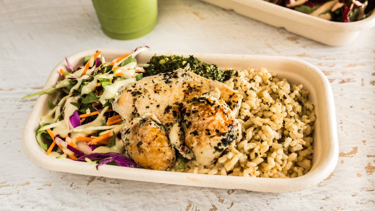 Grilled Chicken Set Bowl