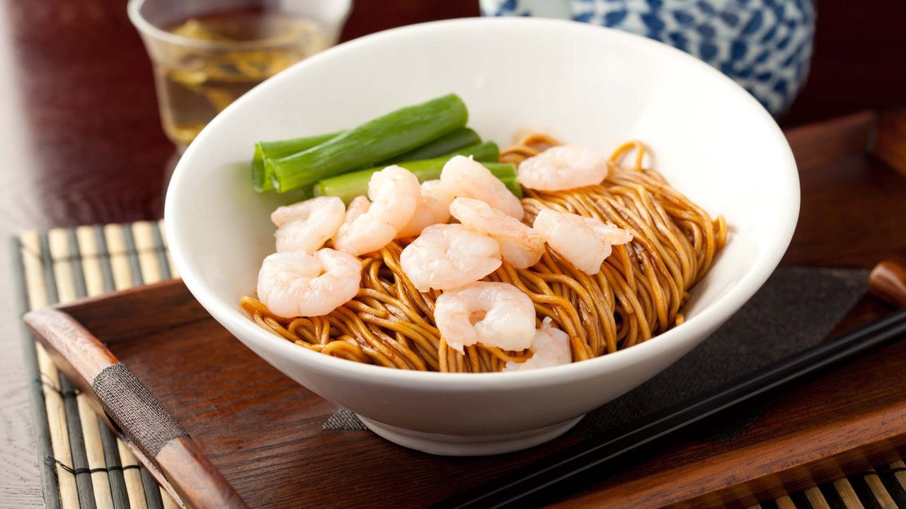 Noodle with Shrimps & Shallot Oil