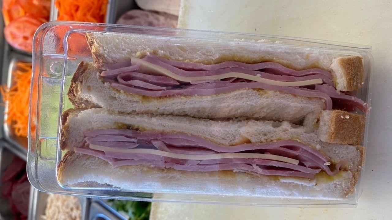 Ham, Cheese, & Pickle Sandwiches