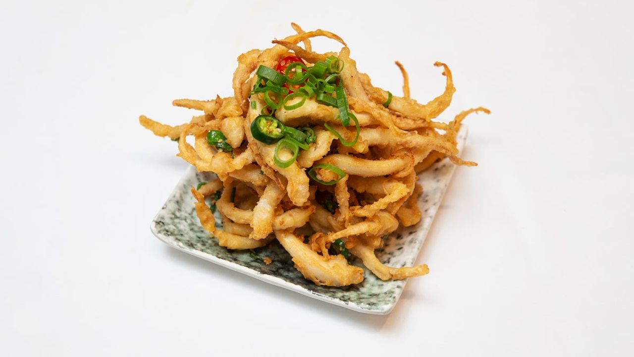 Salted and Pepper Squid Tentacles