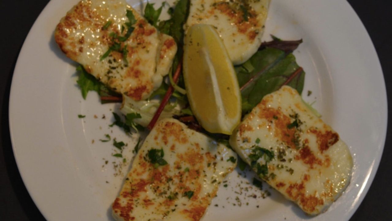 Grilled Haloumi Cheese