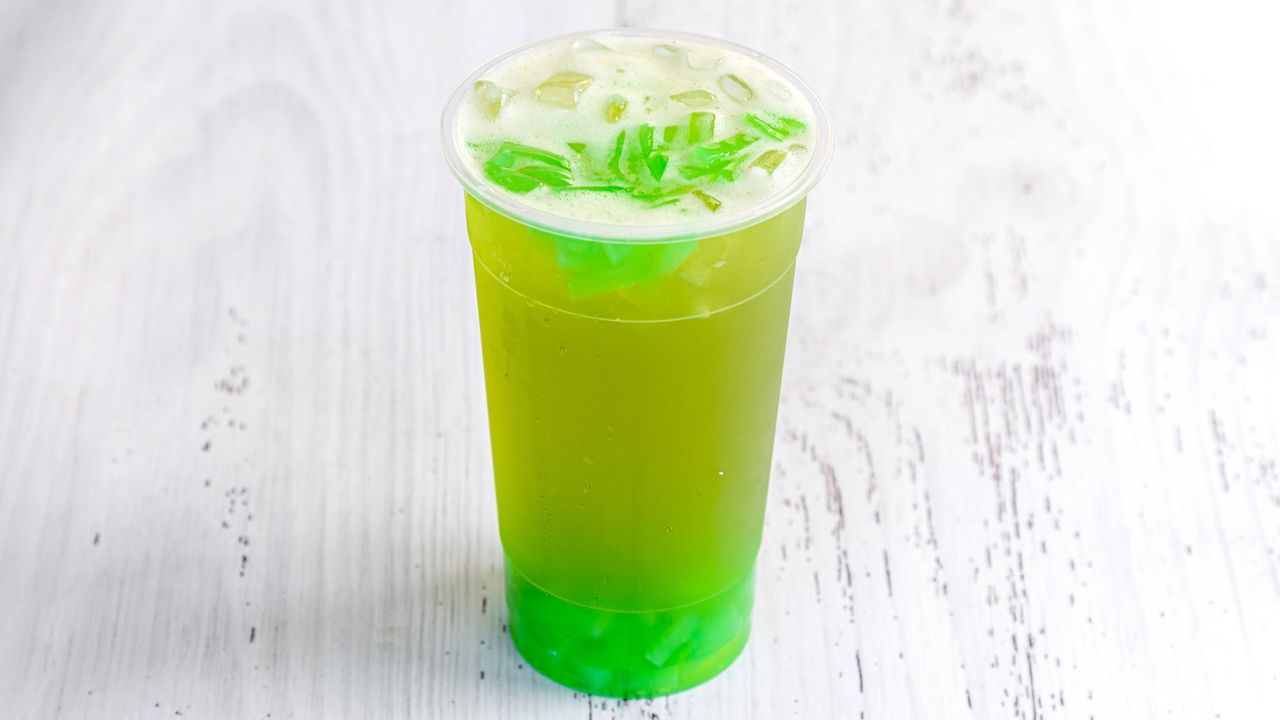Green Apple Green Tea With Green Apple Jelly
