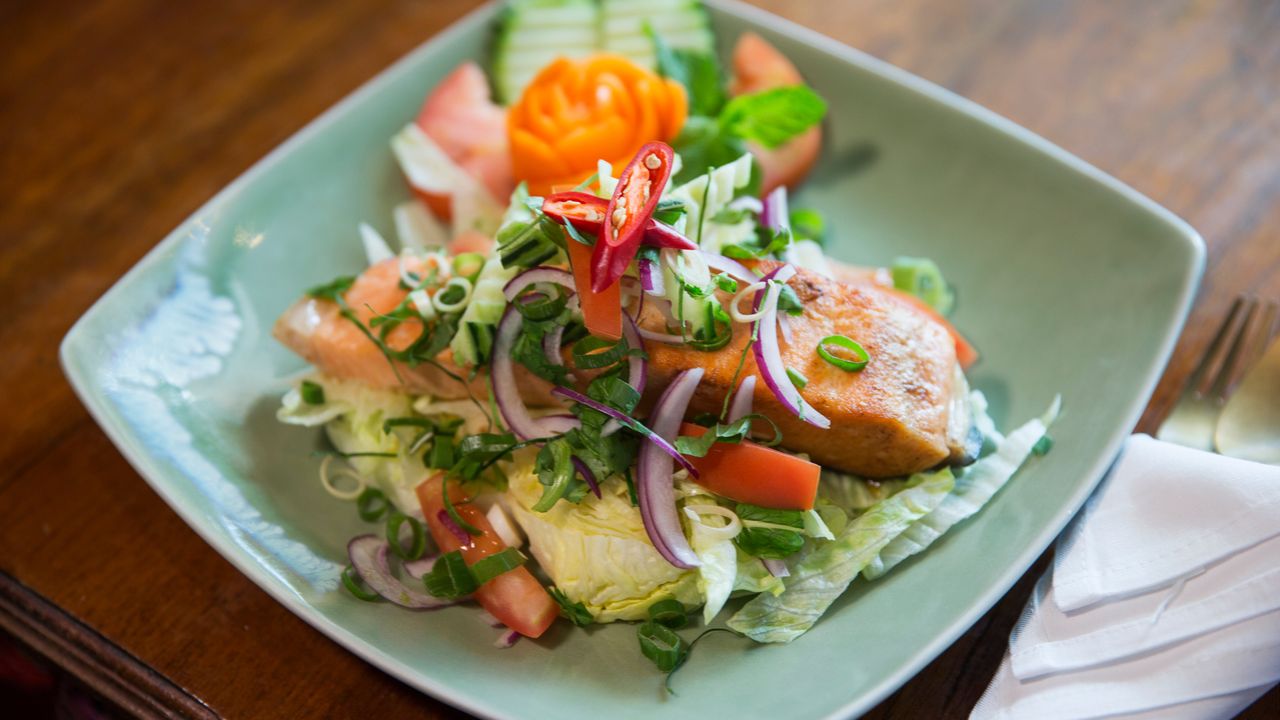 Yum Pla Salmon Yang