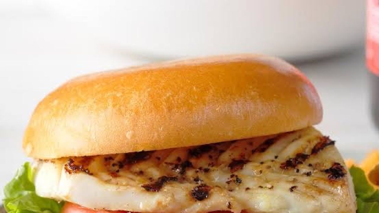 Grilled Fish Burger