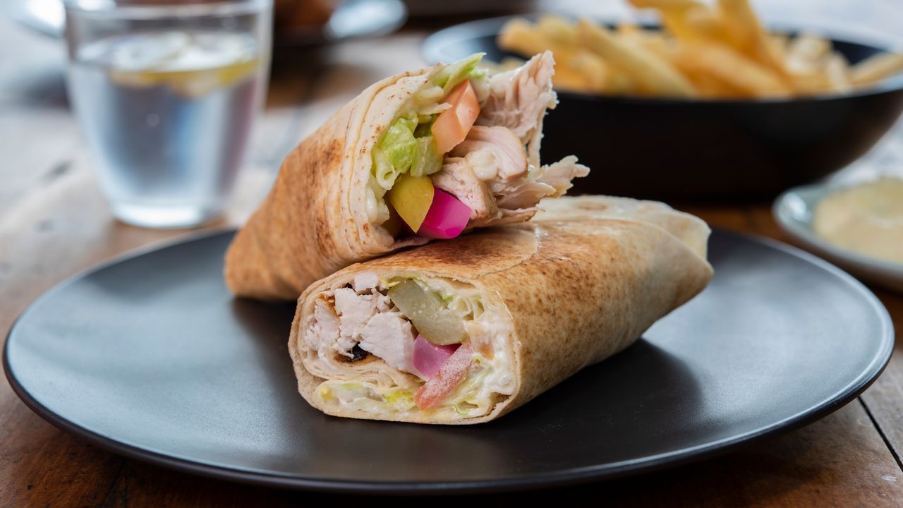 Chicken Kebab & Chips