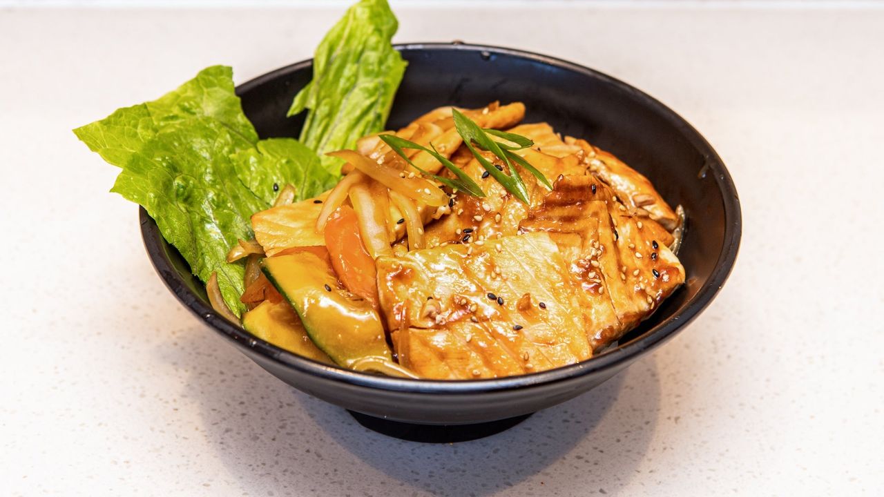 Teriyaki Salmon Donburi
