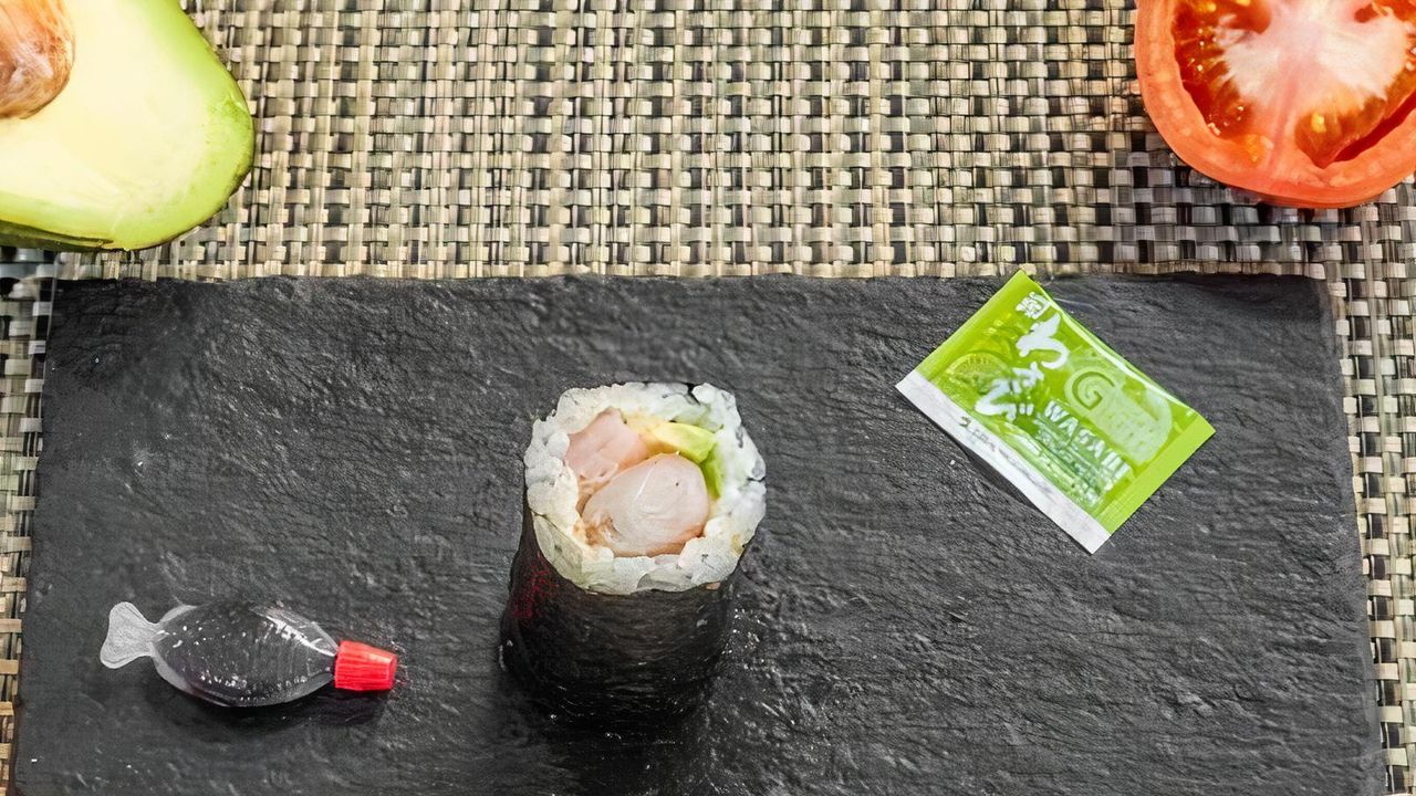 Prawn Avocado Sushi