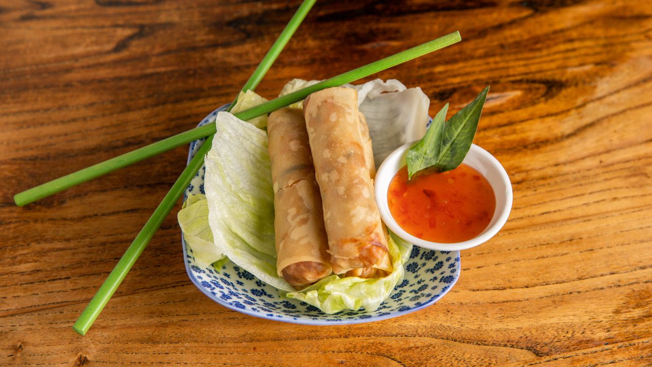 Prawn & Pork Spring Rolls