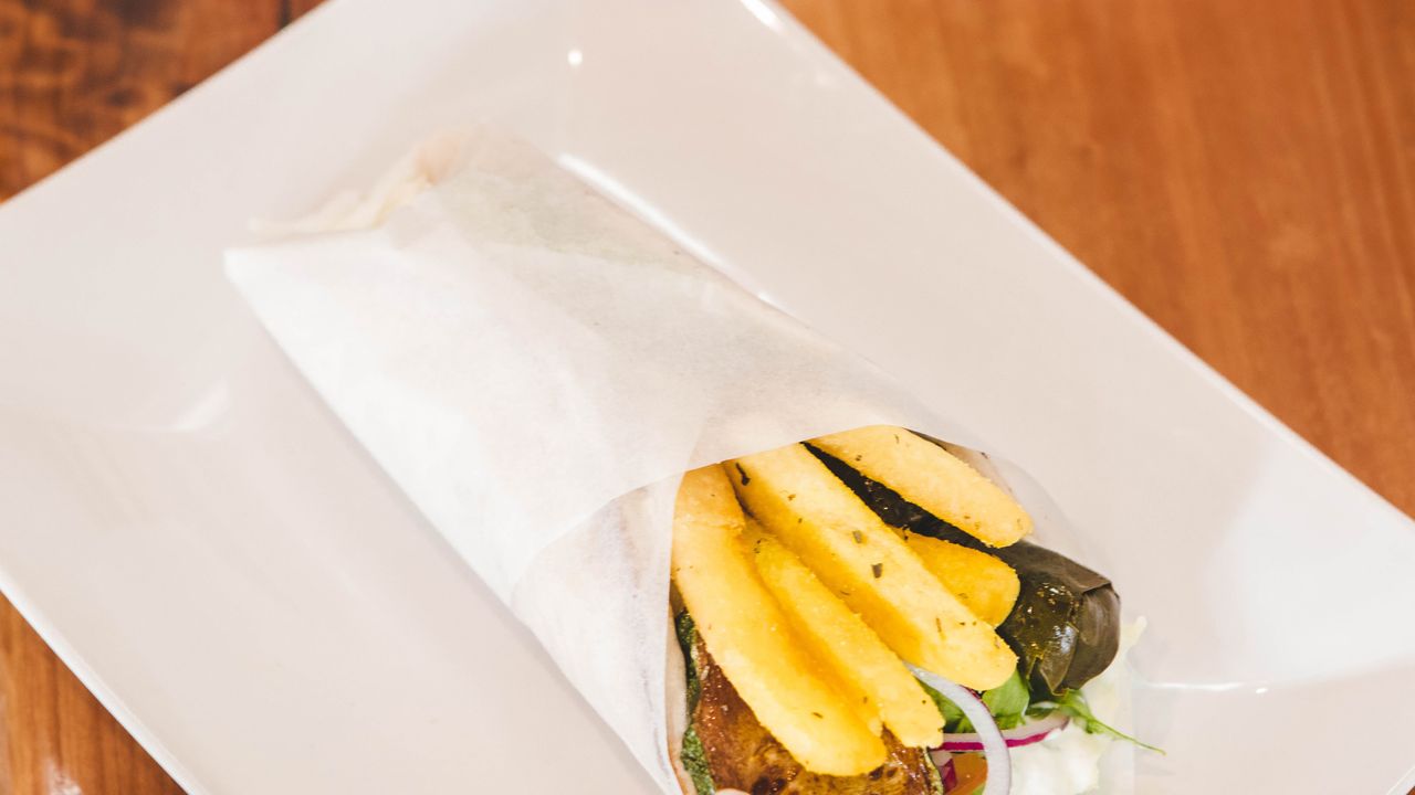 Vegetarian Souvlaki (V) (Standard)