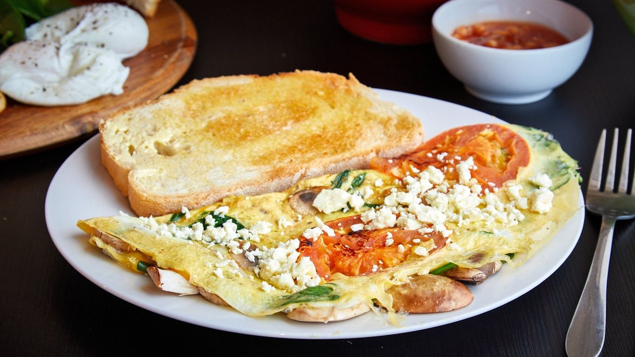 Feta Cheese Omelette