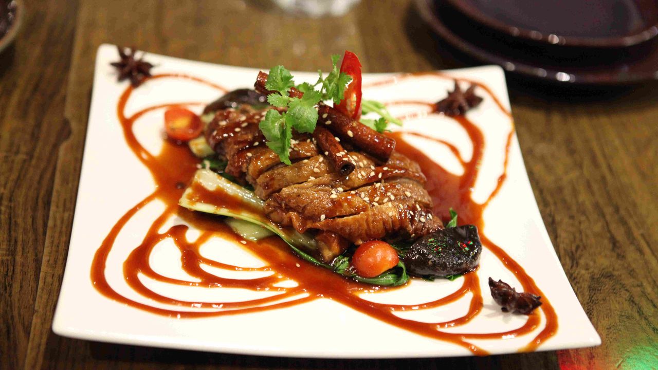 Braised Roast Duck in Plum Sauce